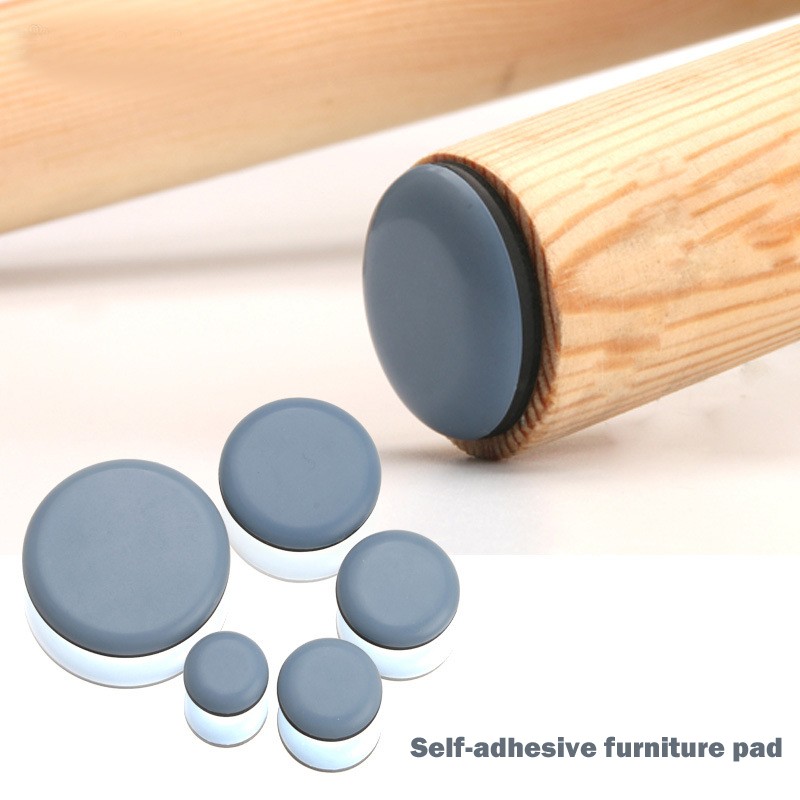 thumbnail image 2 of 8-Pack PTFE Teflon Furniture Glides - Self-Adhesive, Various Sizes, Protects Floors & Reduces Noise 2 of 14