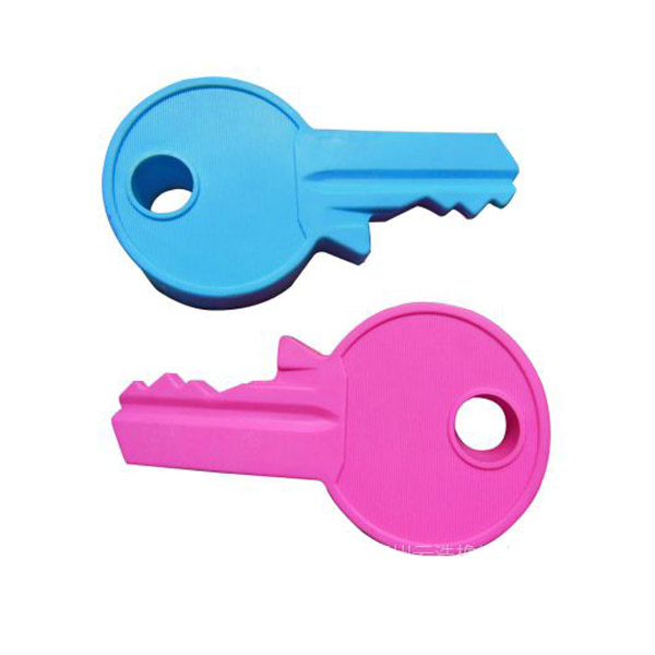 Key shape silicone rubber door stop