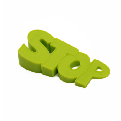 Silicone STOP letter Door stops