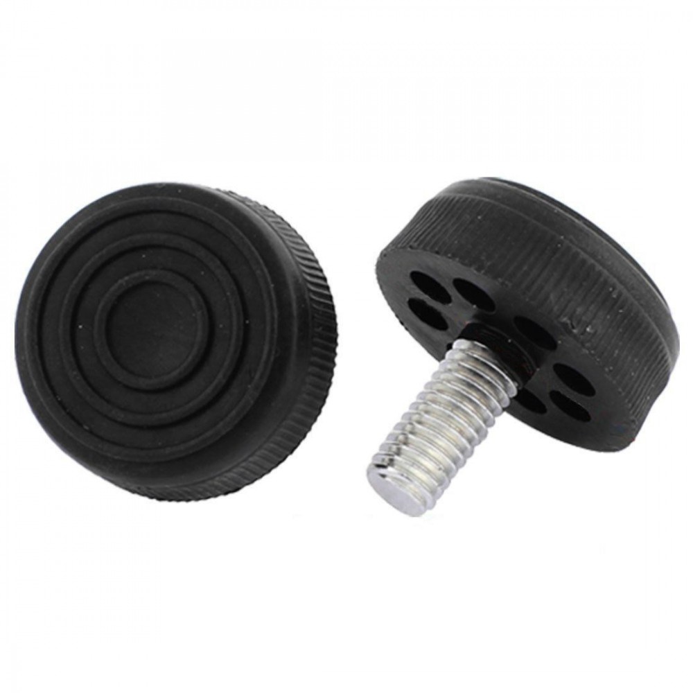 M8 Non-slip Round Plastic Furniture Support Adjustable Feet