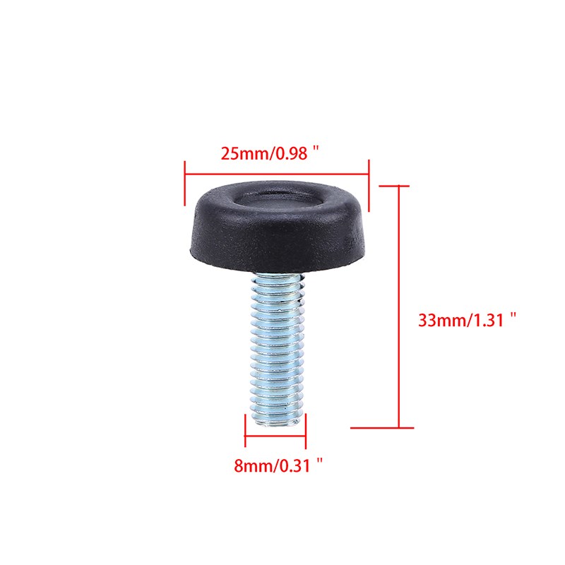 Level Feet Round Stand Adjustable Furniture Leg Height Control Chair Fittings 