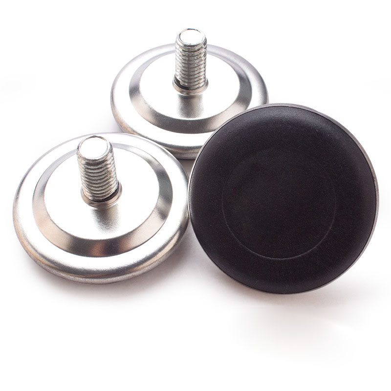 M8 Adjustable Leveling Feet Furniture Table Legs Glide Pads T-Nut Leveler Sliders Protectors for Floors M8X20X50mm