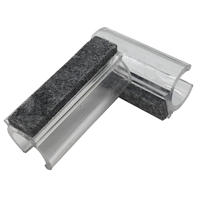 Wrap Around Felt Floor Protector for Sled Rail Style Chairs