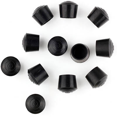 Chair Leg Tips Caps Anti Slip Rubber Table Leg Cap Black